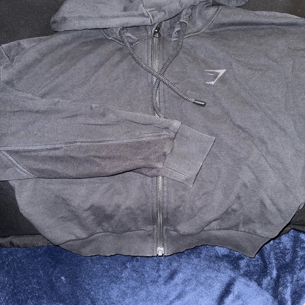 Black Zip-Up Hoodie